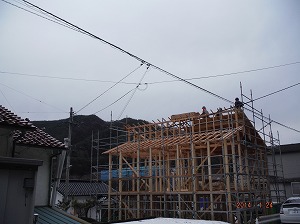 株式会社ライクハウジングの釜石市内新築住宅建物全体写真２