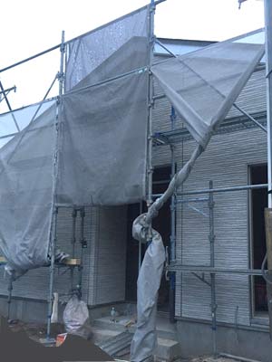 株式会社ライクハウジングの2015年9月17日に撮影した岩手県宮古市内の戸建て造作工事の現場紹介写真2