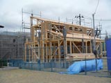 株式会社ライクハウジングの宮城県石巻市内の戸建て建て造工事の現場