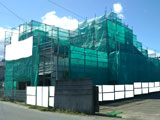 株式会社ライクハウジングが施工中の宮城県仙台市内（仙台市現場）の大工工事戸建て現場紹介写真になります。