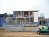 株式会社ライクハウジングの宮城県本吉郡南三陸町内の戸建て建て造工事の現場