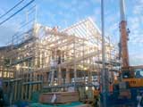 株式会社ライクハウジングの宮城県岩沼市の大工工事戸建て現場のレポート写真になります。