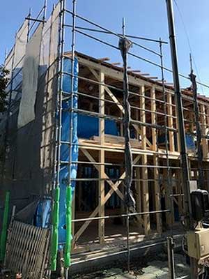 株式会社ライクハウジングの2016年10月20日に撮影した宮城県仙台市内の戸建て大工工事の現場紹介写真