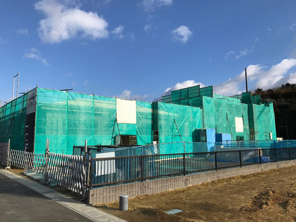 株式会社ライクハウジングの2017年2月24日に撮影した宮城県東松島市内の戸建て大工工事の現場紹介写真