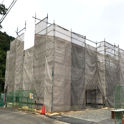 株式会社ライクハウジングの2017年6月29日に撮影した宮城県気仙沼市内の戸建て大工工事現場のご紹介写真になります