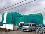 株式会社ライクハウジングが施工中の宮城県東松島内（東松島市現場）の大工工事戸建て現場紹介写真になります。