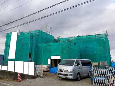 株式会社ライクハウジングの2017年12月20日に撮影した宮城県東松島内（東松島市現場）の戸建て大工工事現場紹介写真になります