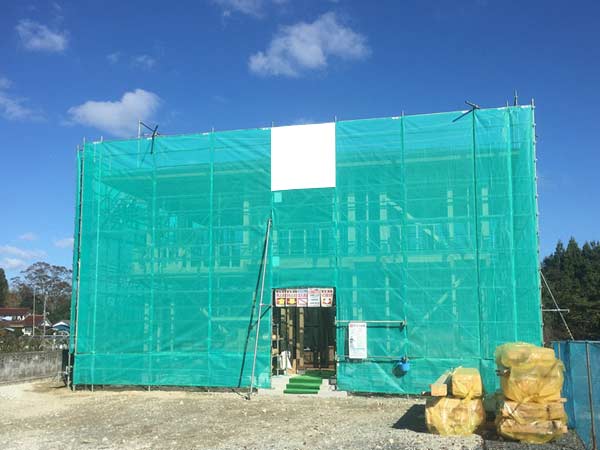 株式会社ライクハウジングの2018年11月19日に撮影した福島県南相馬市内（南相馬市現場）の戸建て大工工事現場紹介写真になります