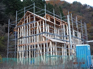 株式会社ライクハウジングの岩手県釜石市内の建築現場写真6