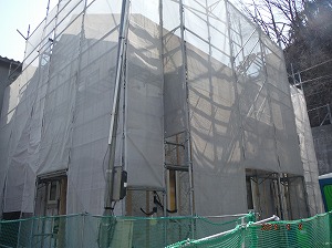 釜石市内の新築住宅現場写真