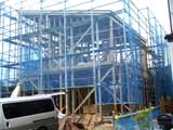 株式会社ライクハウジングの宮城県東松島市内の戸建て大工工事の現場