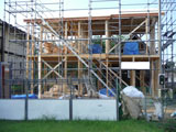 株式会社ライクハウジングの岩手県滝沢市の大工工事戸建て現場のレポート写真になります。