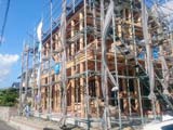 株式会社ライクハウジングの岩手県盛岡市の大工工事戸建て現場のレポート写真になります。