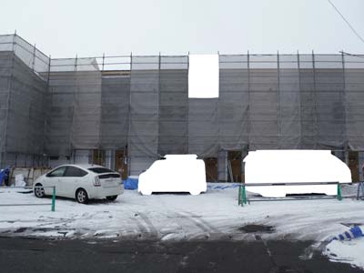 株式会社ライクハウジングの2016年12月16日に撮影した岩手県盛岡市内の賃貸住宅大工工事の現場紹介写真