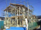 株式会社ライクハウジングの岩手県下閉伊郡山田町の大工工事戸建て現場のレポート写真になります。