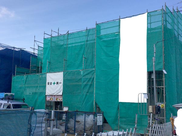 株式会社ライクハウジングの2018年2月19日に撮影した福島県南相馬市内（南相馬市現場）の戸建て大工工事現場紹介写真になります