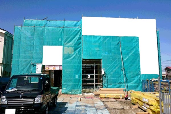 株式会社ライクハウジングの2018年3月24日に撮影した宮城県柴田郡柴田町内（柴田町現場）の戸建て大工工事現場紹介写真になります