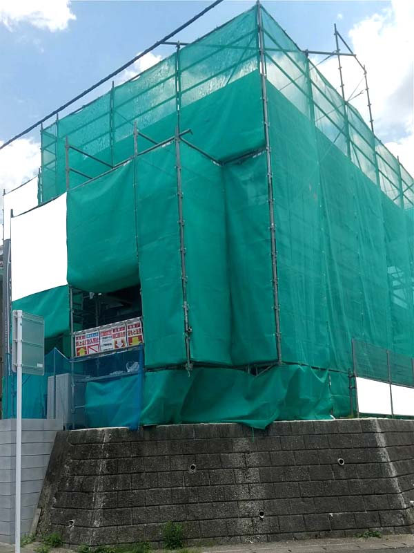 株式会社ライクハウジングの2021年6月9日に撮影した宮城県仙台市内（仙台市現場）の戸建て大工工事現場紹介写真になります