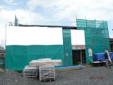 株式会社ライクハウジングが施工中の宮城県登米市内（登米市現場）の大工工事戸建て現場紹介写真になります。